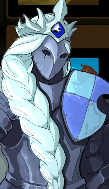An armored knight character from Lost Vault
